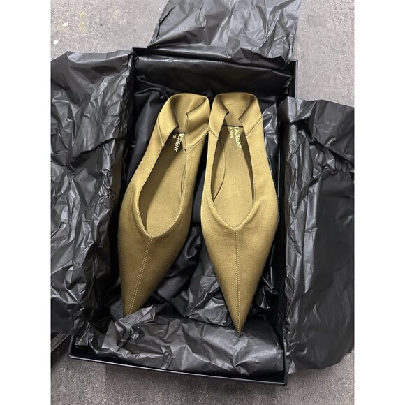 Saint Laurent Carolyn Slipper Flats Cuba Gold - Picture 4 of 9